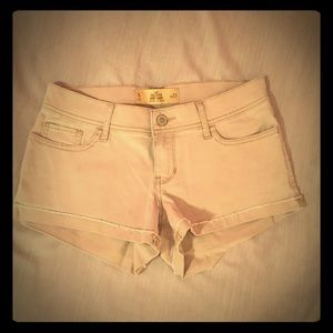 Hollister tan jean short